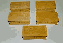 wooden fine jali work boxes